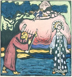 El Jugador de Salterio, 1907